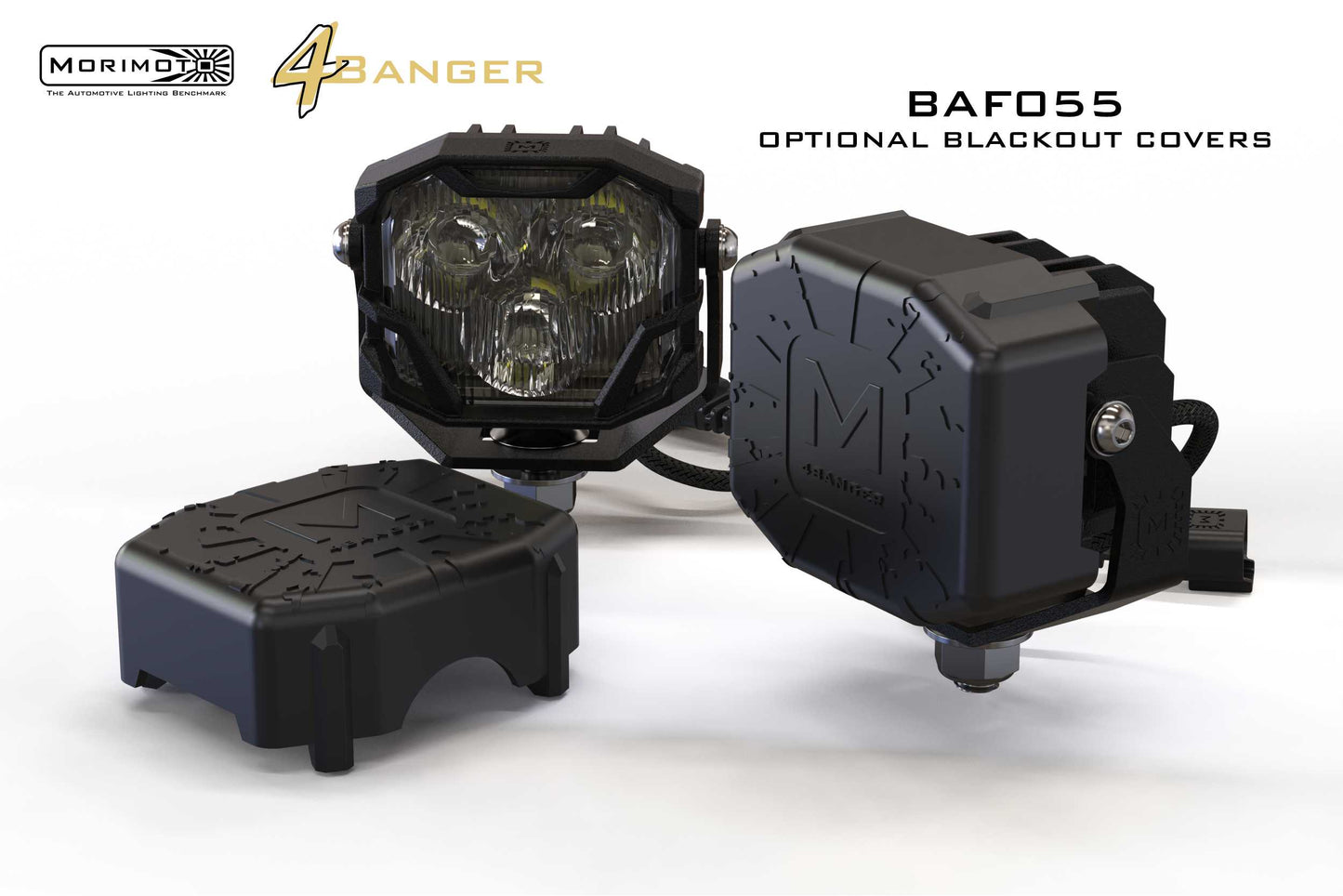 Morimoto 4Banger Ditch Light Kit: 03-10 Cayenne