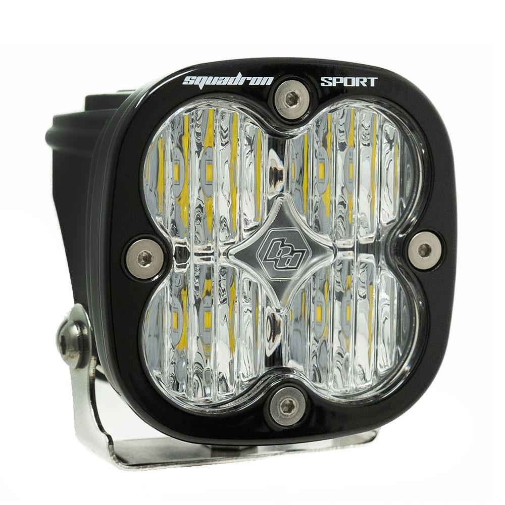 LED Light Pod Spot Pattern Clear Black Squadron Sport Baja Designs