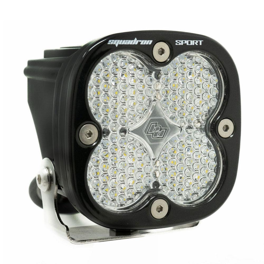 LED Light Pod Spot Pattern Clear Black Squadron Sport Baja Designs