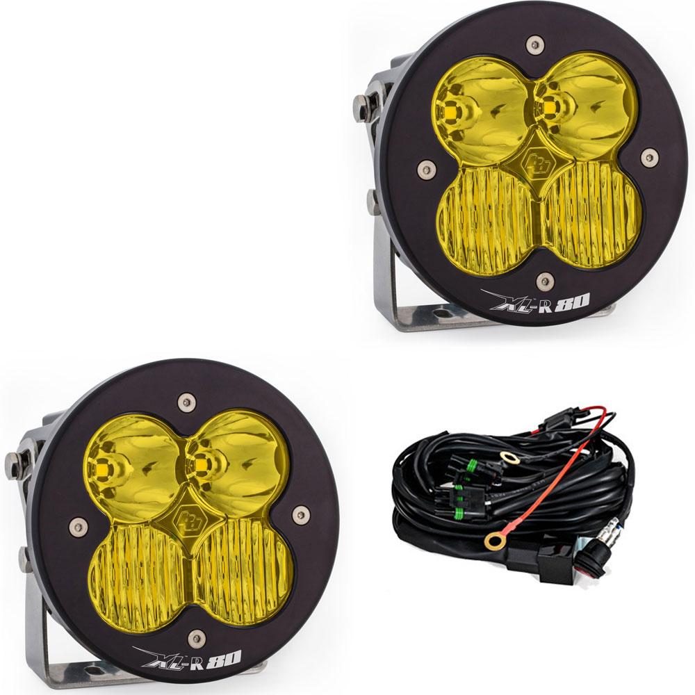 LED Light Pods Driving Combo Pattern Pair XL R 80 Series Baja Designs