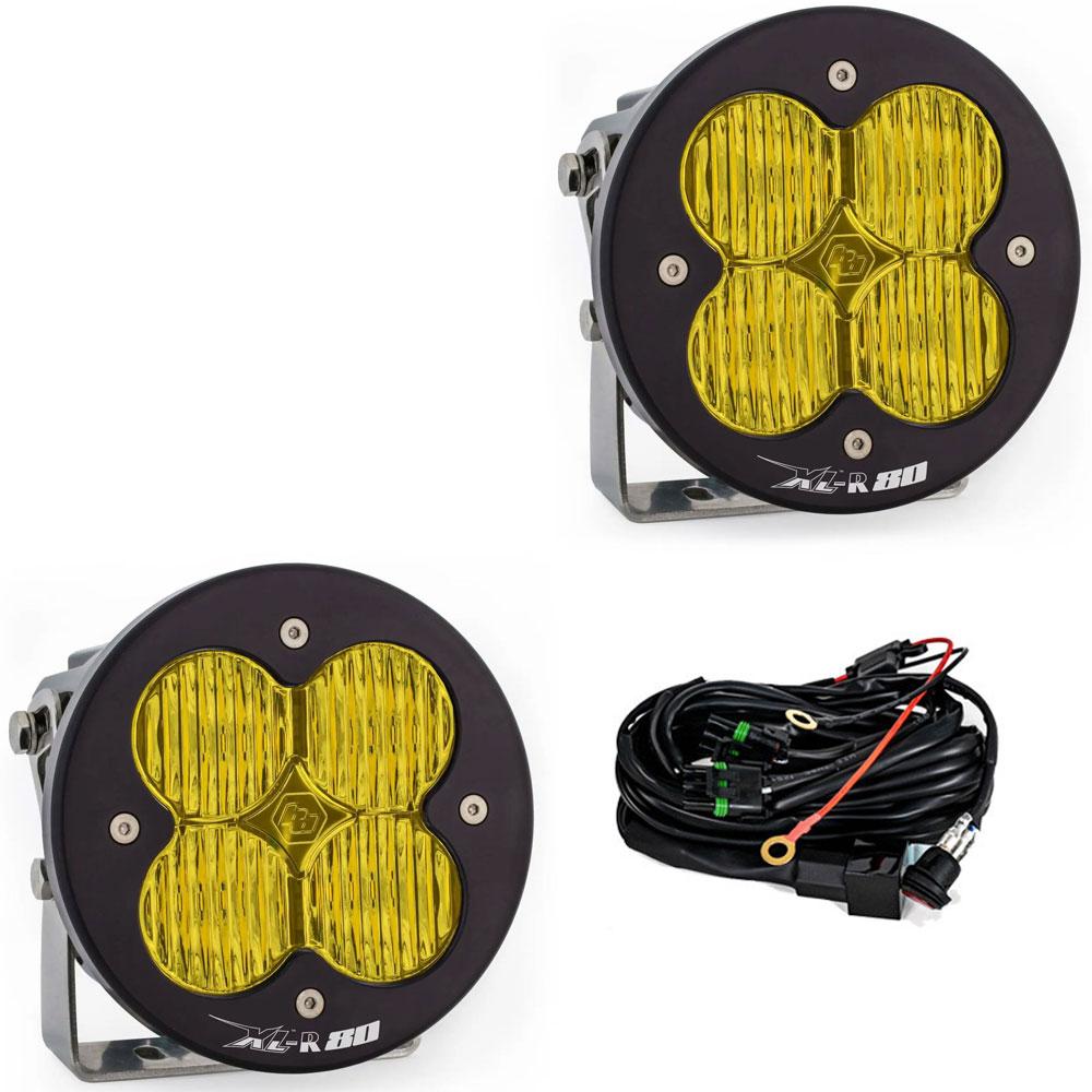 LED Light Pods Driving Combo Pattern Pair XL R 80 Series Baja Designs