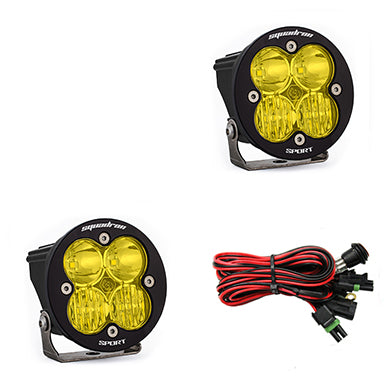 LED Light Pods Clear Lens Spot Pair Squadron R Sport Baja Designs