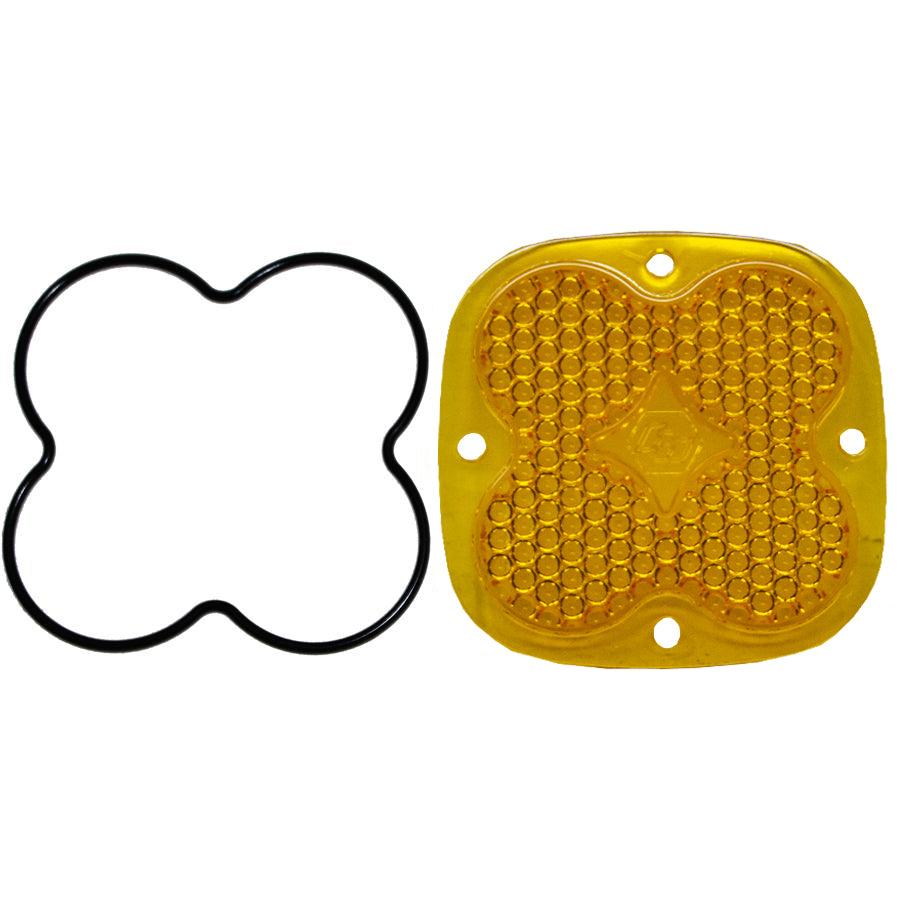 Squadron Light Pod Lens Kit (Spot; Baja Amber) Baja Designs