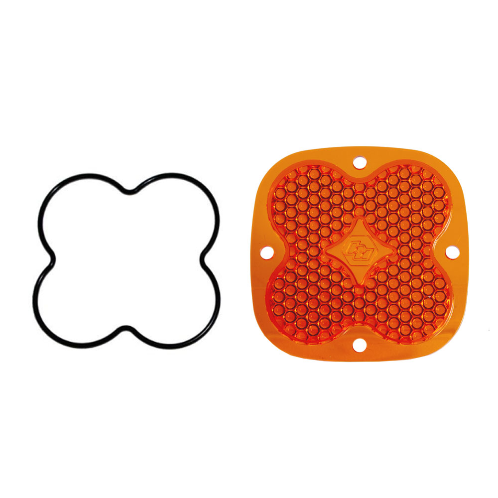 Squadron Light Pod Lens Kit (Spot; Baja Amber) Baja Designs