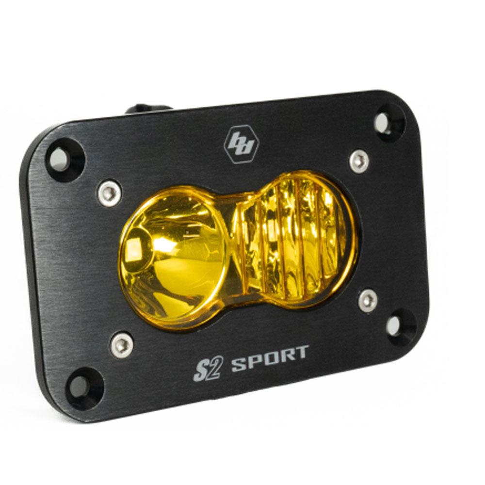LED Work Light Clear Lens Spot Pattern Flush Mount Each S2 Sport Baja Designs