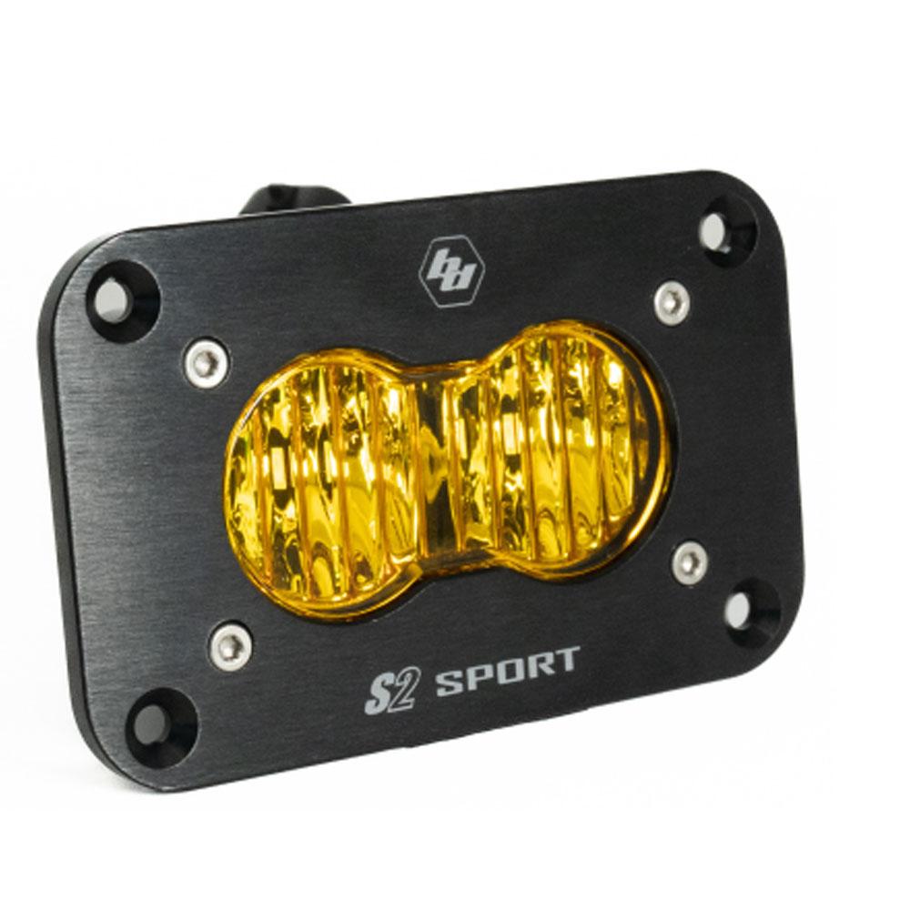 LED Work Light Clear Lens Spot Pattern Flush Mount Each S2 Sport Baja Designs