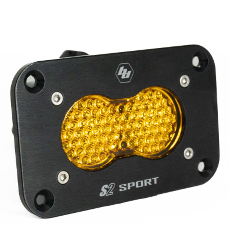 LED Work Light Clear Lens Spot Pattern Flush Mount Each S2 Sport Baja Designs