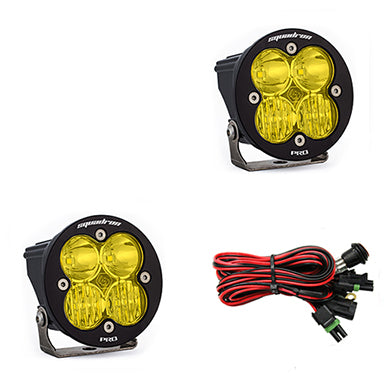LED Light Pods Clear Lens Spot Pair Squadron R Pro Baja Designs
