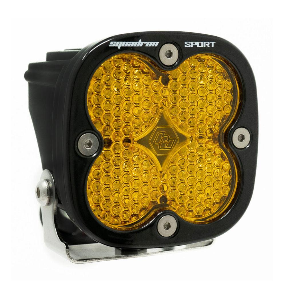LED Light Pod Spot Pattern Clear Black Squadron Sport Baja Designs