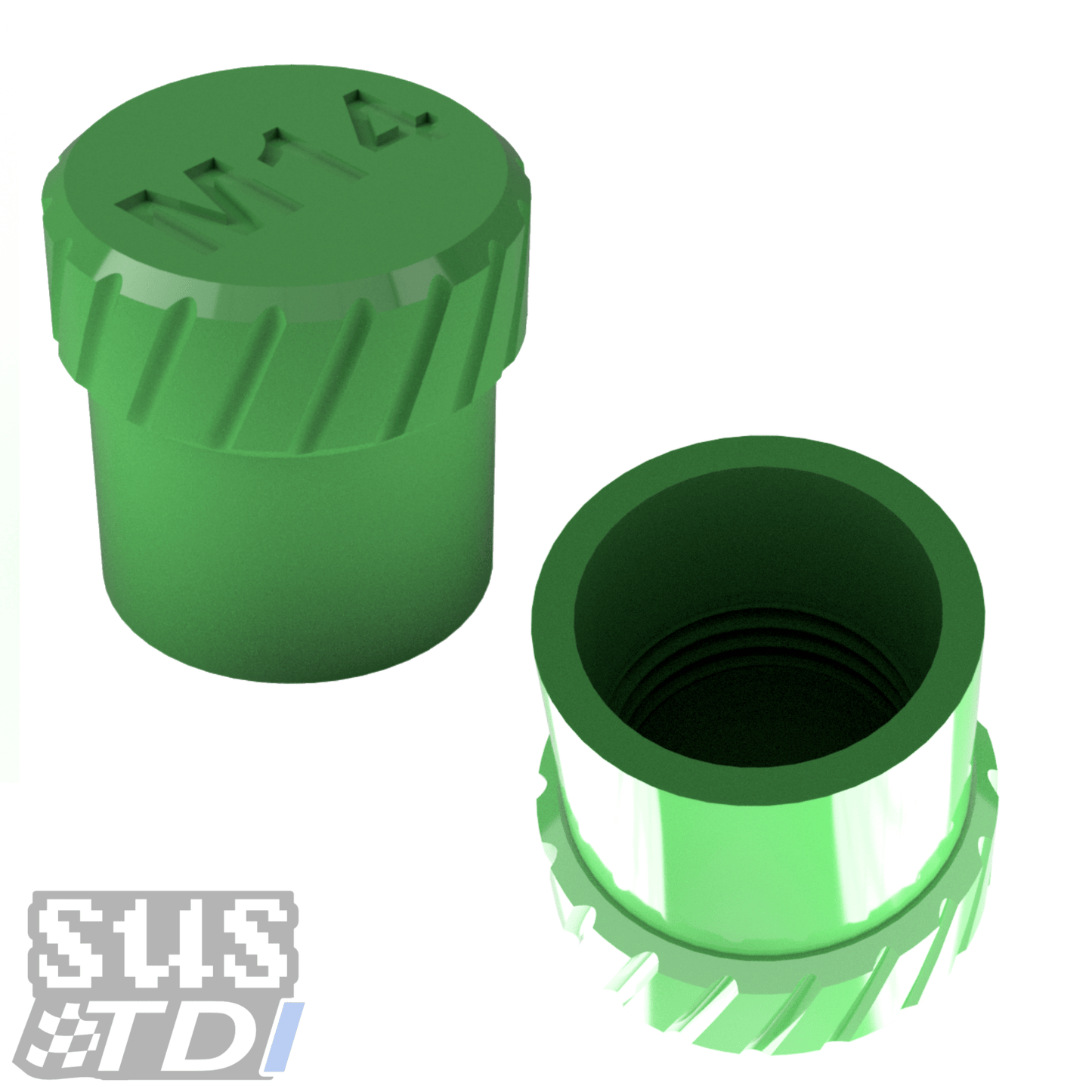 14mm x 1.5mm Rail & Injector Caps (Free 3D Model)
