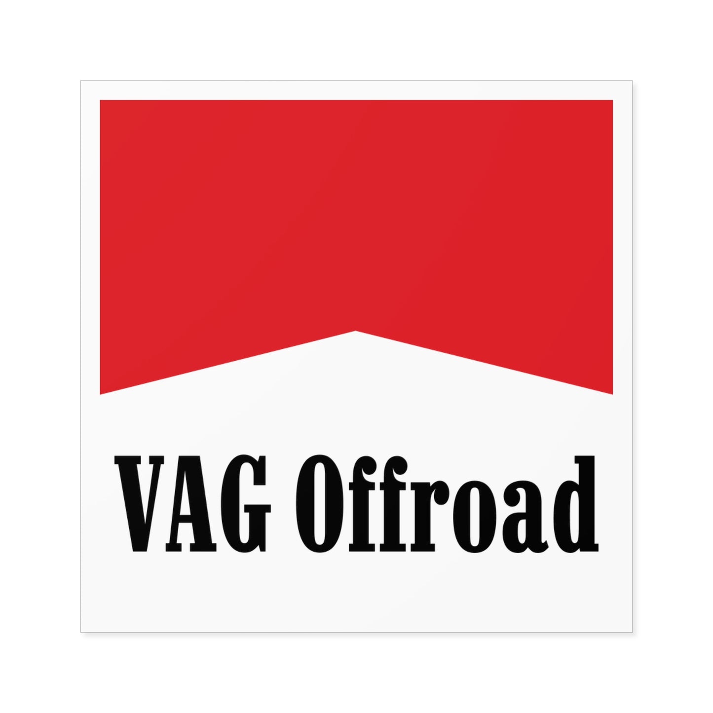 Smokin' VAG Offroad Sticker