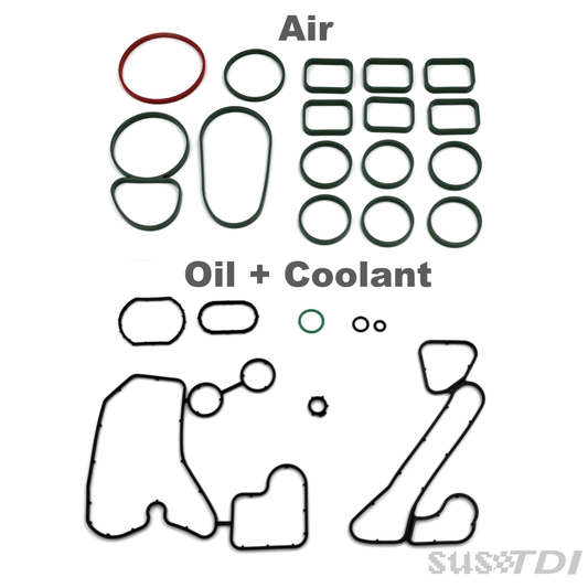 Gen2 FULL Valley (Intake, EGR, & Oil Cooler) Reseal Kit (3.0 TDI Gen2 2013-2016)