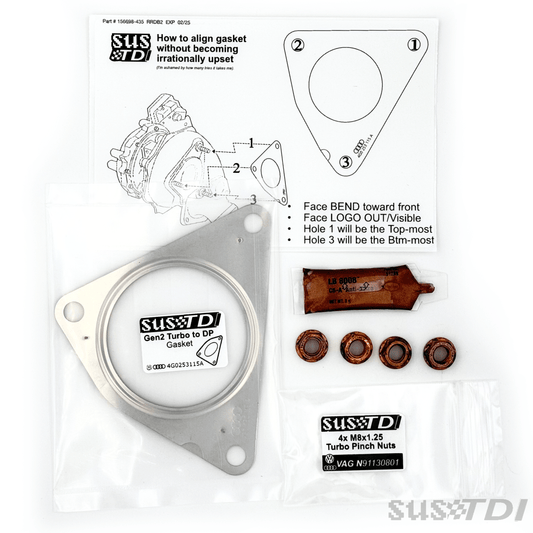 Tear-free Gen2 Downpipe/DPF Install Kit (2013+)