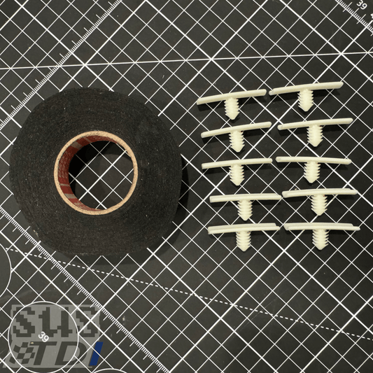 OEM VW Engine Wire Harness Supports + Tesa 50136 Kit for Gen2 (2013+)